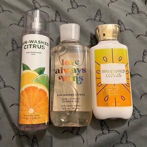 Bath and body works lot of sun washed citrus